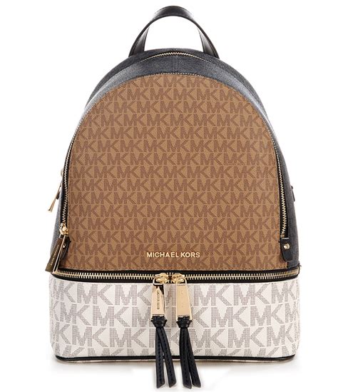 michael michael kors rhea zip large nylon backpack|michael kors rhea backpack medium.